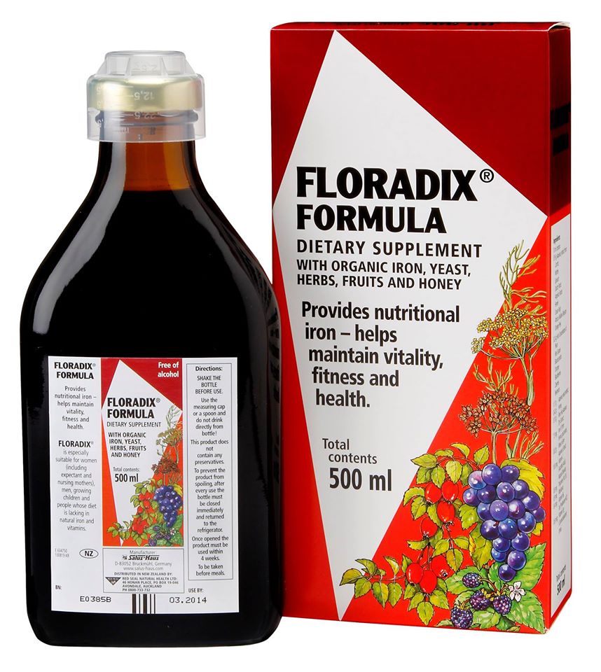 新西兰版铁元floradix Iron 500ml [孕妇女性老人补铁液补气血]